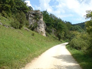 Altmühltal-Radweg bei Altendorf
