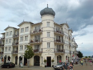 Bäderarchitektur in Ahlbeck auf Usedom