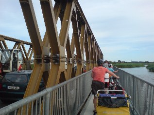 Unterwegs auf dem Ostsee-Radweg: Meiningenbrücke